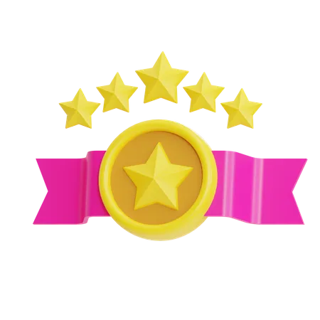 Star Medal  3D Icon