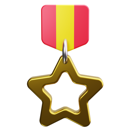 Star Medal  3D Icon