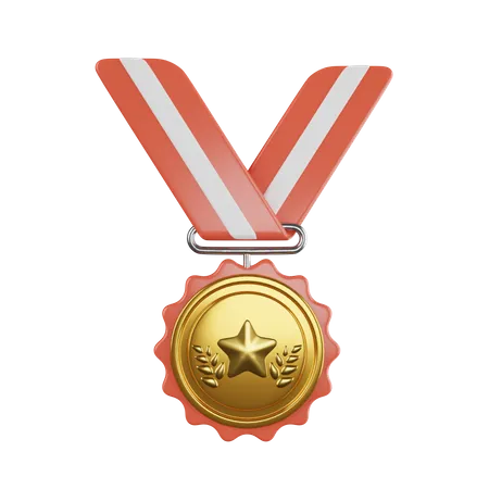 Star Medal  3D Icon