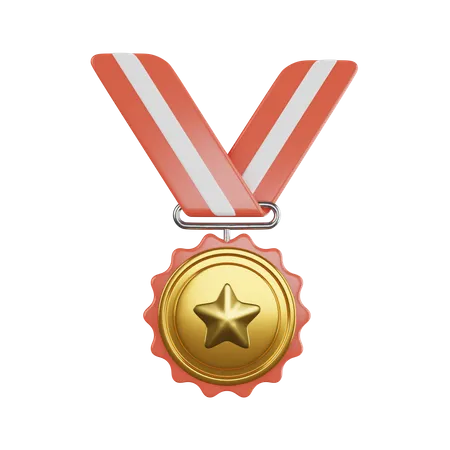 Star Medal  3D Icon