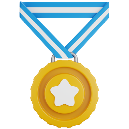 Star Medal  3D Icon