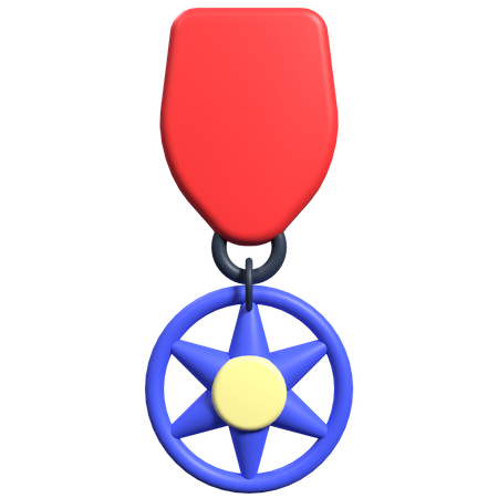 Star Medal  3D Icon