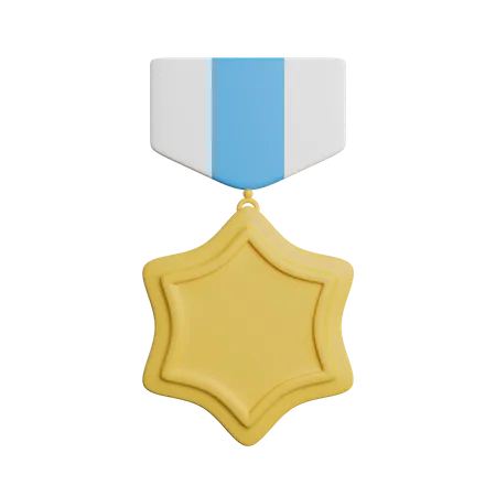 Star Medal  3D Icon