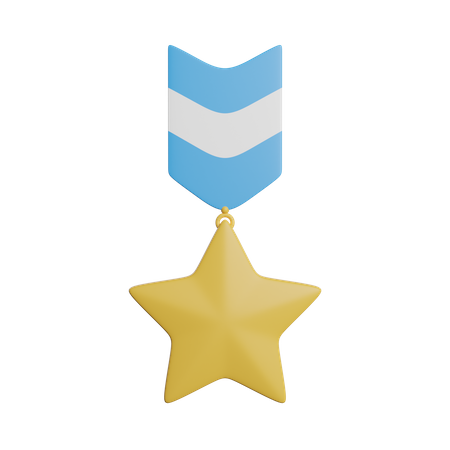 Star Medal  3D Icon