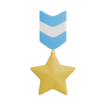 Star Medal  3D Icon