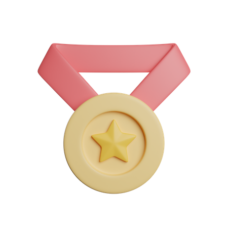 Star Medal  3D Icon