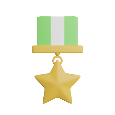 Star Medal  3D Icon