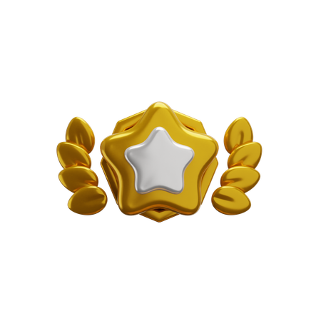 Star Medal  3D Icon