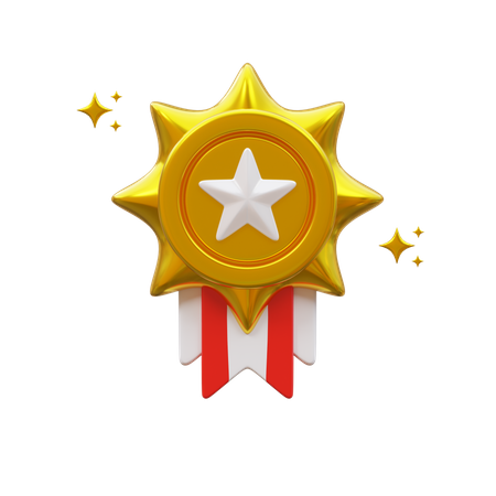 Star Medal  3D Icon