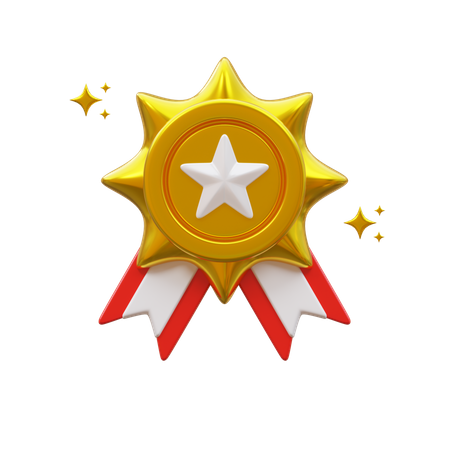 Star Medal  3D Icon