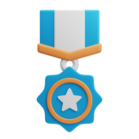 Star Medal  3D Icon