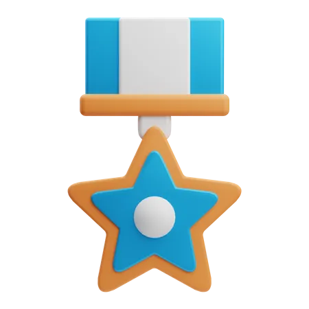 Star Medal  3D Icon