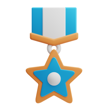 Star Medal  3D Icon