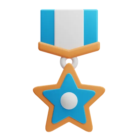 Star Medal  3D Icon