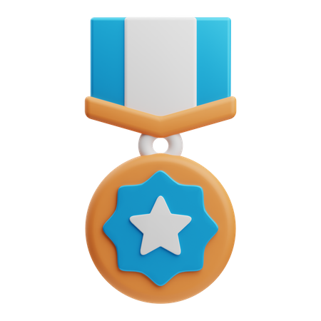 Star Medal  3D Icon