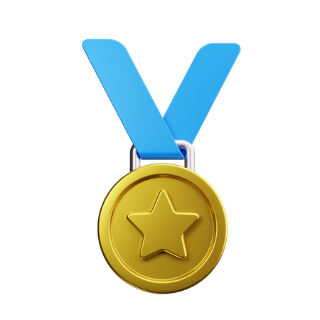 Star Medal  3D Icon