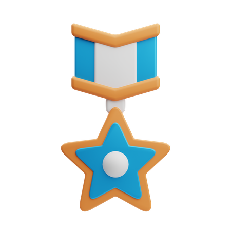 Star Medal  3D Icon