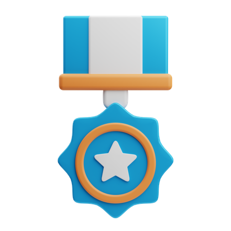 Star Medal  3D Icon