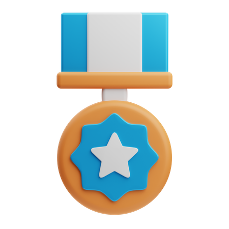 Star Medal  3D Icon