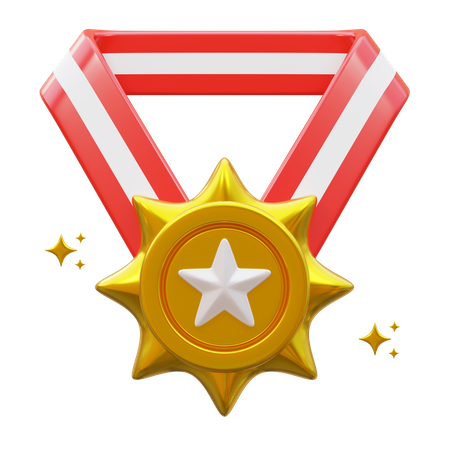 Star Medal  3D Icon