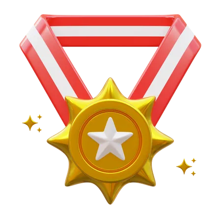 Star Medal  3D Icon