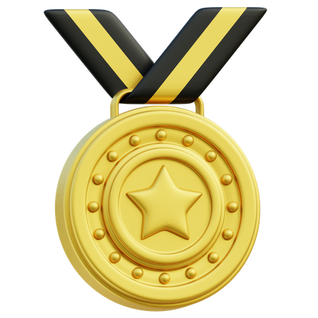 Star Medal  3D Icon