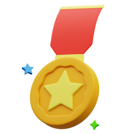 Star Medal  3D Icon