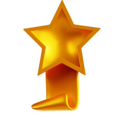 Star Medal  3D Icon