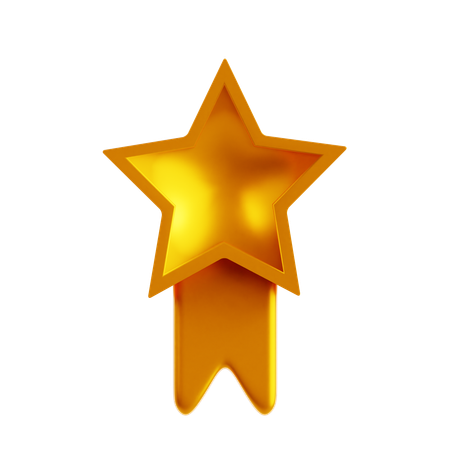 Star Medal  3D Icon