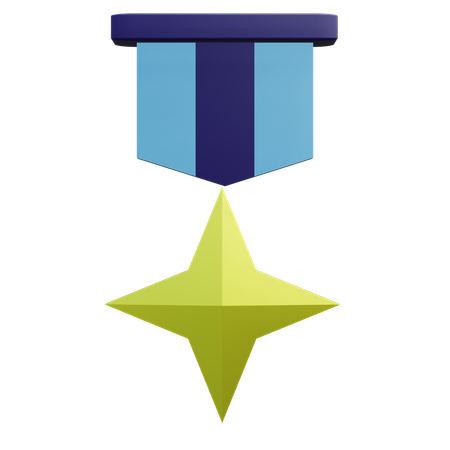 Star Medal  3D Icon