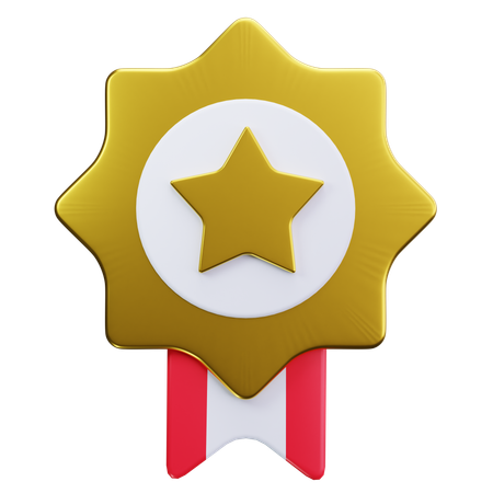 Star Medal  3D Icon