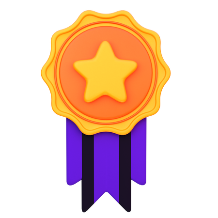 Star Medal  3D Icon