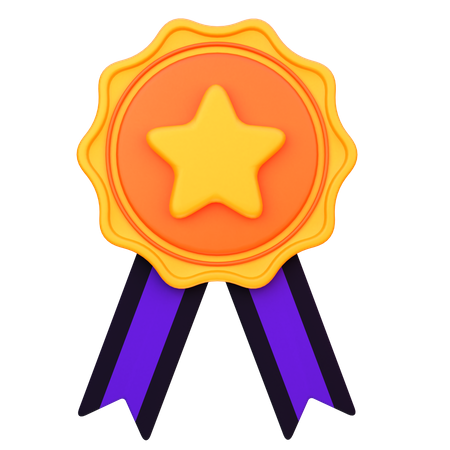 Star Medal  3D Icon