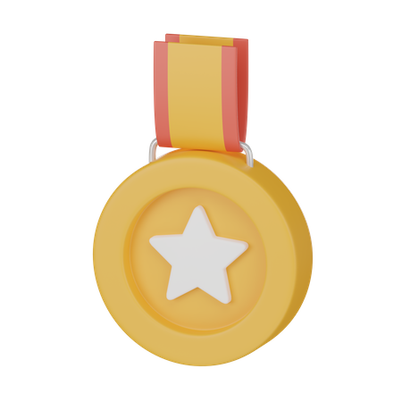 Star Medal  3D Icon