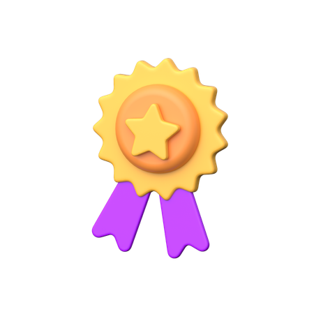 Star Medal  3D Icon
