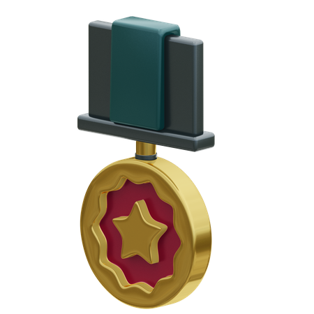 Star Medal  3D Illustration