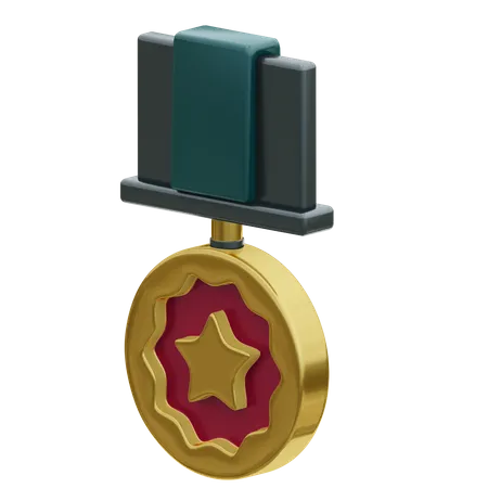 Star Medal  3D Illustration