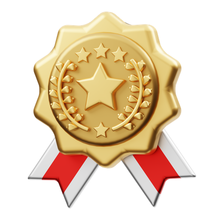 Star Medal  3D Illustration