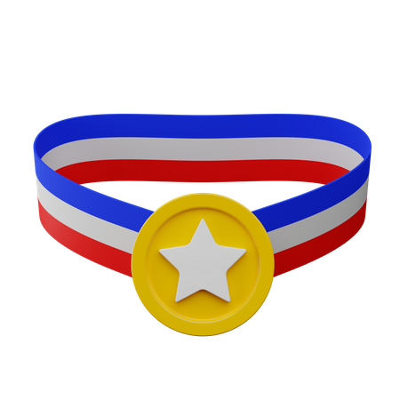 Star Medal  3D Illustration