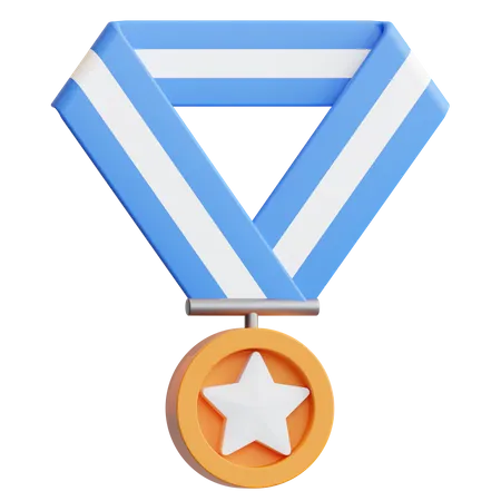 Star Medal  3D Illustration
