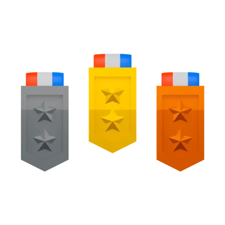 Star Medal  3D Illustration