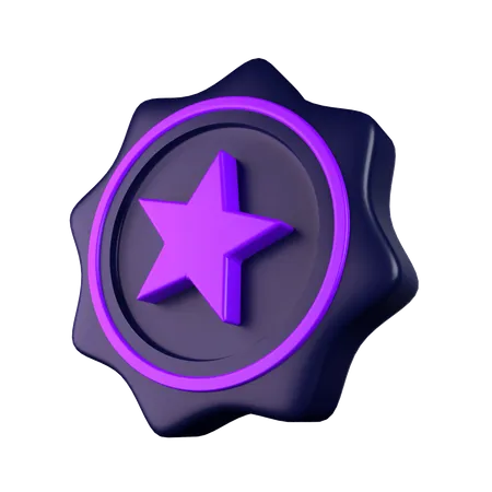 Star Medal 3D Icon