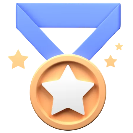 Medal 3 D Icon Illustration 3D Icon
