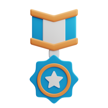 Star Medal  3D Icon