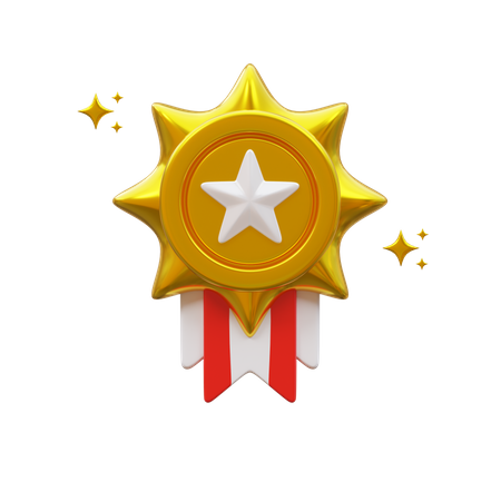 Star Medal  3D Icon