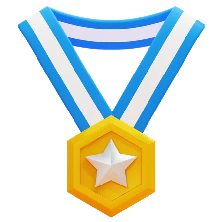 STAR MEDAL  3D Icon