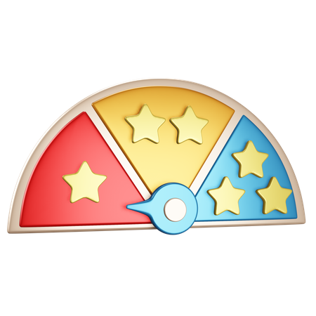 Star Meter  3D Icon