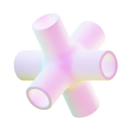 Star Mix Abstract Shape (2)  3D Icon