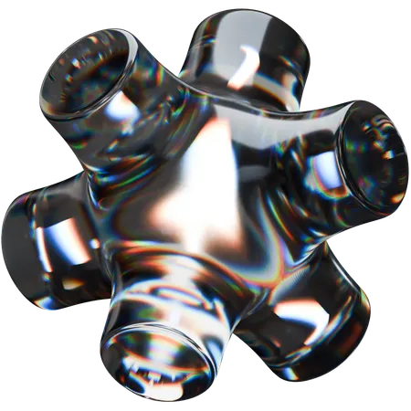 Star Mixer Abstract Shape  3D Icon