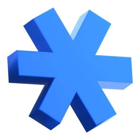 Star Password  3D Icon